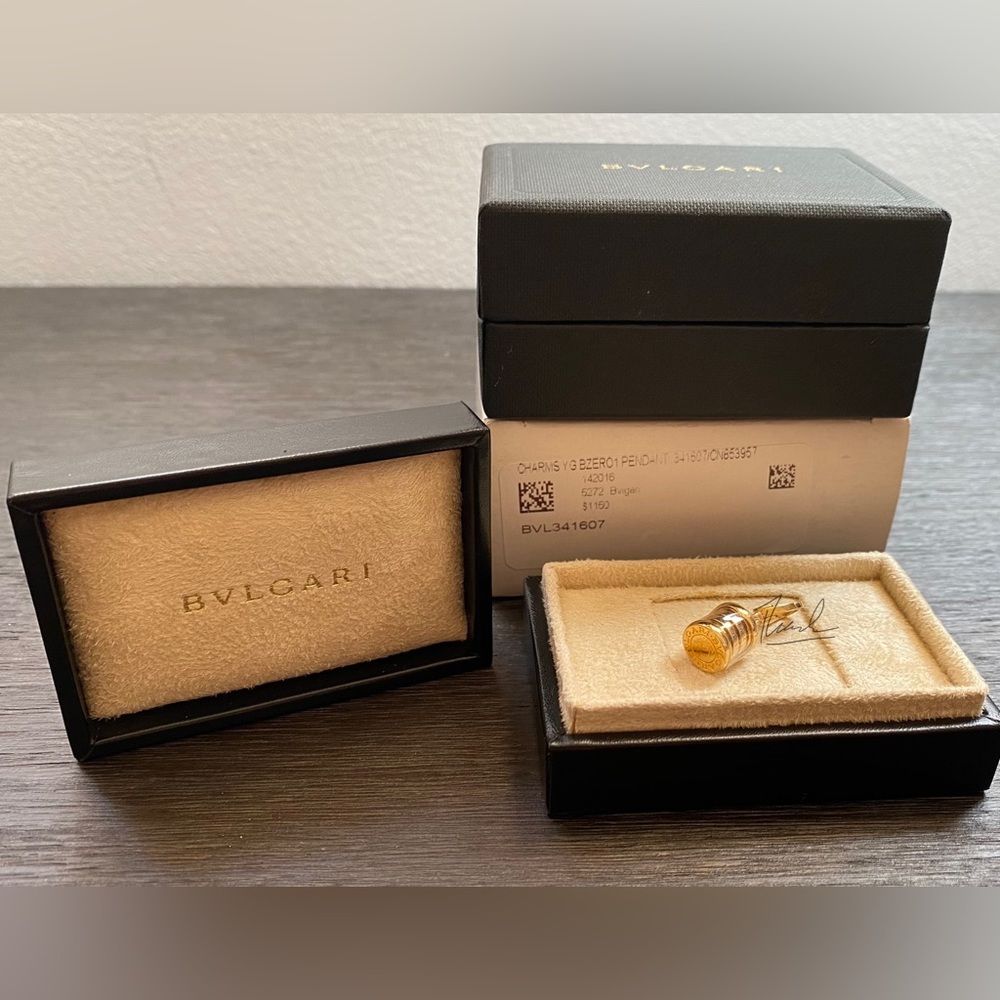 BVLGARI B.Zero1 18K Yellow Gold Charm
